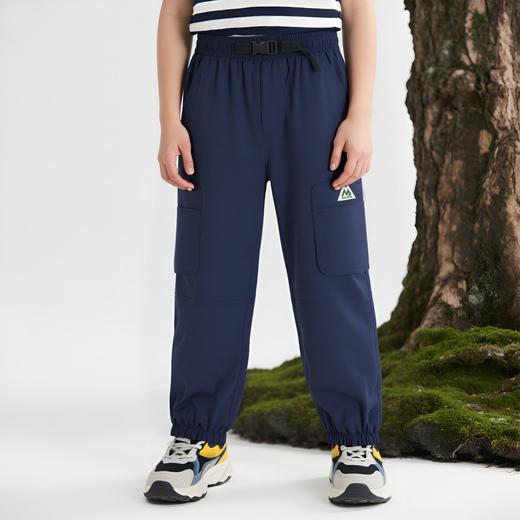 【MQD】童装男大童夏季新品儿童休闲潮酷百搭运动学院亲肤风长裤 商品图2