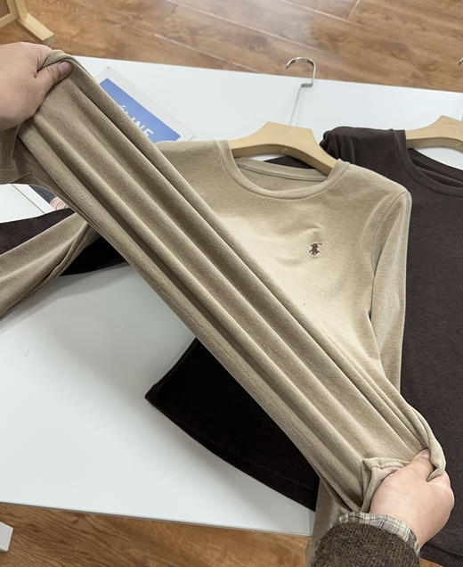 原厂出货的拉夫劳伦磨毛打底T恤030503 商品图10