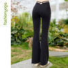 凡圣瑜伽曼妙无裆线喇叭长裤 FY16901 商品缩略图10