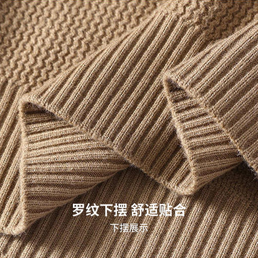 【不易起球】圣得西针织衫男款2026新款春季简约休闲假两件薄毛衫 商品图9