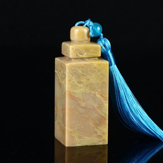 孤品17876昌化石博古钮章落款章闲章2.5*2.5*6.7cm 商品图1