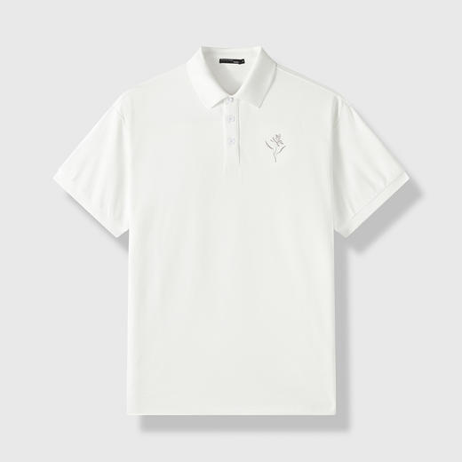 GXG男装【凉感透气】26夏季日常通勤商务休闲翻领男式短袖POLO衫K&C 商品图1