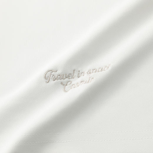 GXG男装【含桑蚕丝】26夏季精致立体刺绣凉感透气男式短袖POLO衫K&C 商品图3