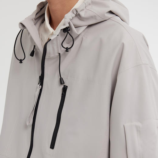 MODE COMMUTER | MC春季双层复合轻质防泼溅连帽风衣MCF108058A 商品图4