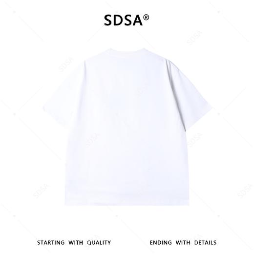266015SDSA男装2026新款英文标语印花短袖T恤宽松圆领休闲上衣 商品图5