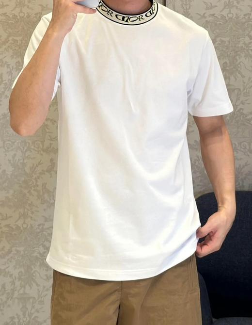 迪奥  25SS提花领短袖T恤 男女同款（DY） 商品图7