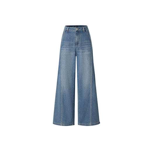 尹默天丝醋酸小A型分割阔腿裤 商品图4