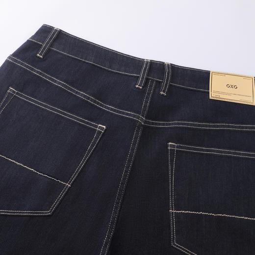 GXG男装26夏季时尚百搭潮牌简约休闲直筒裤日常通勤男式牛仔长裤K&C 商品图11