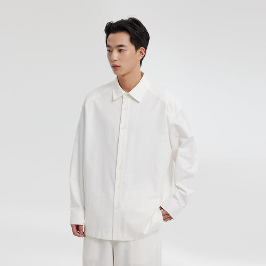 MODE COMMUTER | MC春季柔软清透抗皱绣花休闲长袖衬衫MCF103038A 商品图3