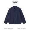 SDSA男装2026新款高贵轻奢美式纯色宽松翻领拉链休闲夹克外套百搭 商品缩略图0