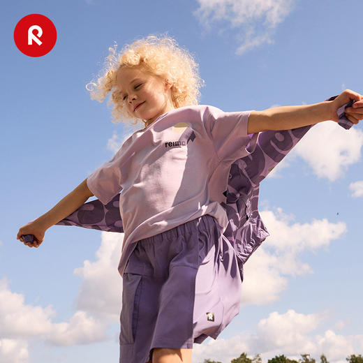 芬兰reima2026春夏新款女孩儿童中童舒适弹力吸湿速干运动短裙裤 商品图2