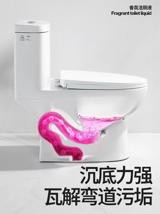 【积分兑换】小仓熊 马桶厕所清洁剂450g洁厕灵液除垢除臭清香型强力去污垢尿碱去黄 商品图4