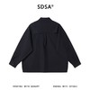 SDSA男装2026新款高贵轻奢设计感衬衫宽松不规则下摆长袖衬衣百搭 商品缩略图4