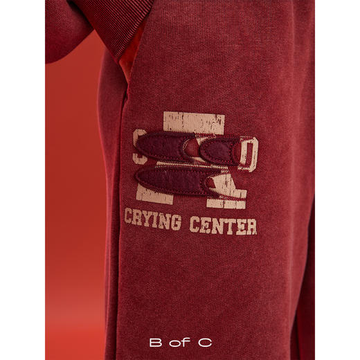 CryingCenter联名bofc 做旧洗水 3c SAD微喇卫裤 商品图1