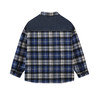 【MQD】童装男大童冬新款儿童休闲保暖百搭上衣格纹夹棉衬衫外套 商品缩略图1