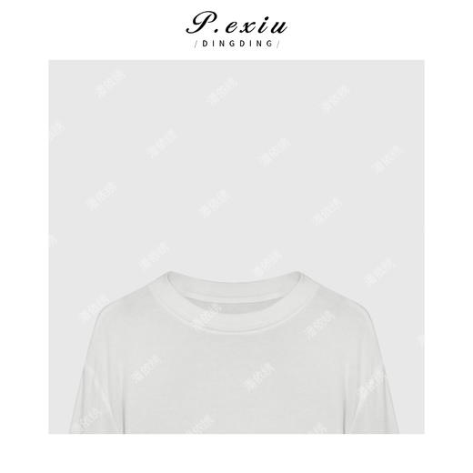 03-2潘依绣丁丁宠粉基础款圆领纯色显瘦简约长袖打底上衣Q8729 商品图2