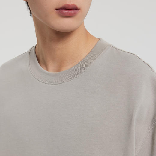 MODE COMMUTER | MC全棉优质精纺棉纱圆领短袖T恤MCF144107A 商品图4