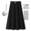「自」全新升级【铂金会员146/天猫199/差价53】(11151)洛诗琳气质通勤高腰半身裙2026春季新款显瘦A字大摆中长裙 商品缩略图1