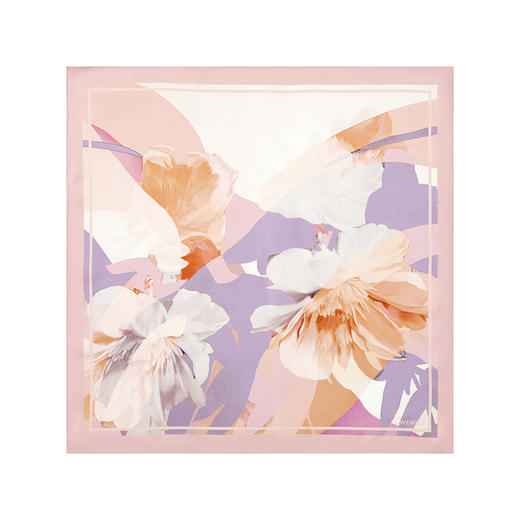 万事利双面印花小方巾-琼枝雅韵 商品图4