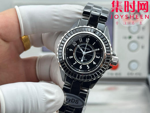 YYDS香奈儿 J12陶瓷系列 T钻圈 33mm透底机械 钻圈款 女士腕表 商品图2