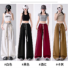 【✅️显瘦显高显腿长49.9/条】春季薄款2026新款高腰垂感慵懒休闲撞色小个子阔腿裤聚★为爱严选 商品缩略图3