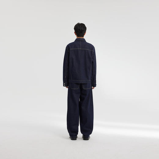 MODE COMMUTER | MC翻领牛仔夹克中长款原牛夹克MCF1E8070A 商品图2