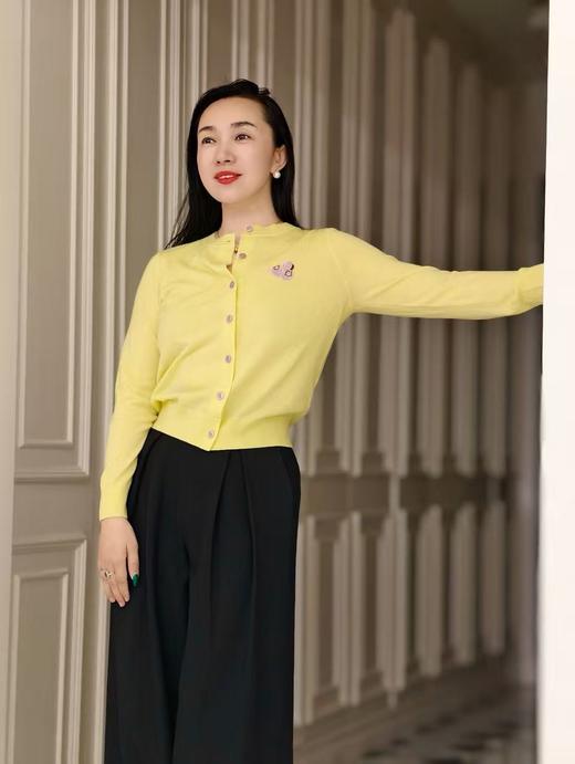 【3.6上新】早春鹅暖🌸云雀黄羊绒开衫 商品图3