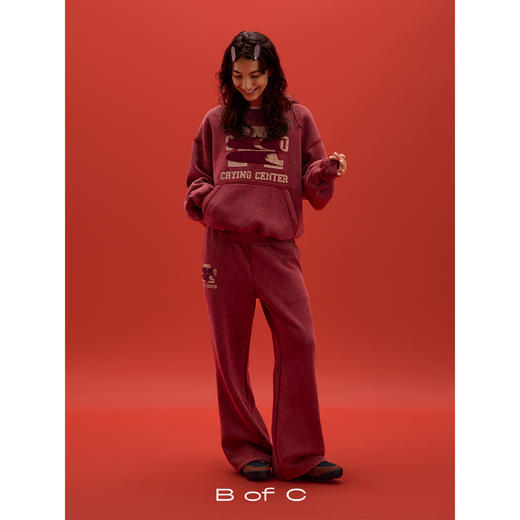 CryingCenter联名bofc 做旧洗水 3c SAD微喇卫裤 商品图2