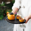 【彼达思】菊瓣茶托-禅风黑 商品缩略图1