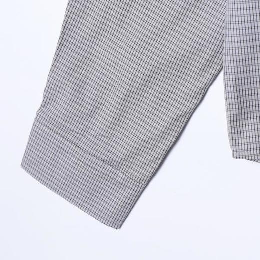 SDSA男装2026新款高贵轻奢细格纹系带衬衫宽松设计感百搭长袖衬衫 商品图3