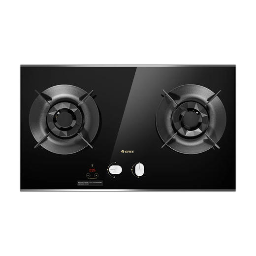 GREE格力 天然气燃气灶 烟灶联动 超燃定时 JZT-QS08B 黑色 商品图1