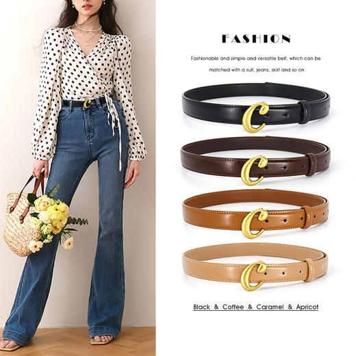 时尚韩系百搭单品 | SIMON DIARIES腰带配饰二层牛皮 经典耐看皮带饰品 多色可选 商品图10