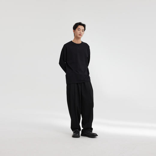 MODE COMMUTER | MC春季100%优质棉纱精纺圆领短袖T恤MCF134106A 商品图1