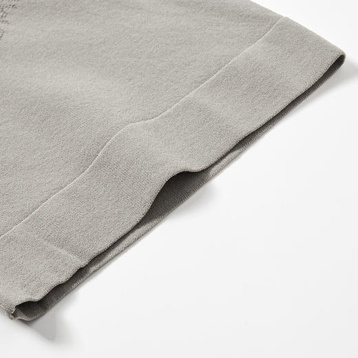 MODE COMMUTER | MC高捻混纺纱线休闲满幅logo提花POLO短袖线衫 商品图4