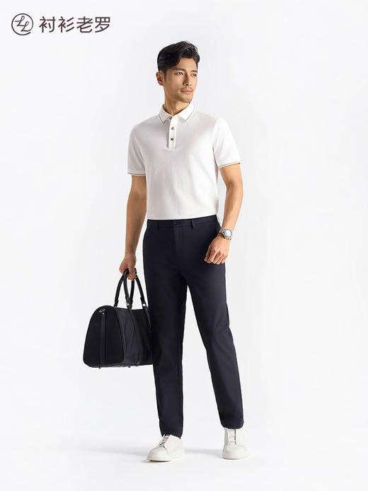 【柔感9号】领口撞色polo衫265R7P936S【门店同款·五星推荐】 商品图5