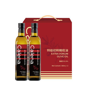 克莉娜 calena 特级初榨橄榄油 500ml*2礼盒 /粮油调味 /食用油 /橄榄油 商品图5