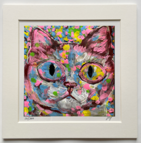 喵内版画 初见猫bj