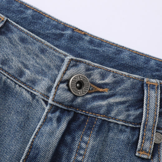 GXG男装26夏季经典水洗潮流舒适时尚日常通勤直筒休闲男式牛仔裤K&C 商品图7