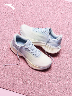 安踏叶子 | 厚底缓震女跑鞋耐磨防滑2026春季新款运动鞋122625536