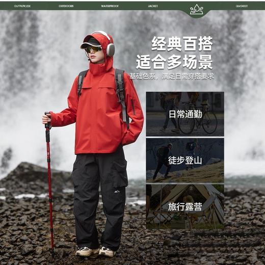 【春秋款户外夹克风衣男女同款】防风防水男女同款潮流时尚休闲夹克外套情侣款ph 商品图9