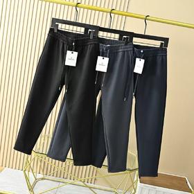 蒙口新款男款休闲羊毛蚕丝休闲加厚直筒裤卫裤