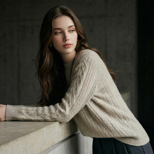 PALUOPO/PL圆领女衫ET255212R/约重300g帕罗 商品图7