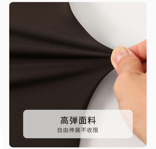 定制大码瑜伽裤【一周内发货】无痕高腰剪裁，不卷边，增加臀部空间容量，蹲起运动更舒适，面料抗皱防勾丝 商品图7