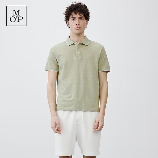 Marc O'Polo/MOP 夏季新款高级翻领纯棉商务休闲透气短袖POLO衫男 商品图2