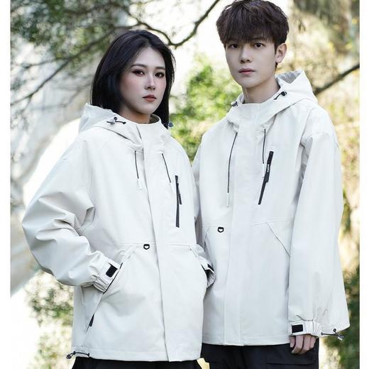 【夹克风衣外套男女同款】户外防水防风登山骑行防雨冲风衣夹克ph 商品图2