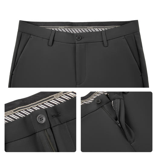 【暖氧吧复合绒】柒牌男士2026年新款柔软舒适保暖休闲商务休闲裤 129H73160 商品图3