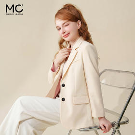 女装翻领配彩色里布西装外套-8807X4212005