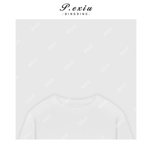 03-2潘依绣丁丁宠粉简约百搭圆领落肩打底T恤 Q45048 商品图2