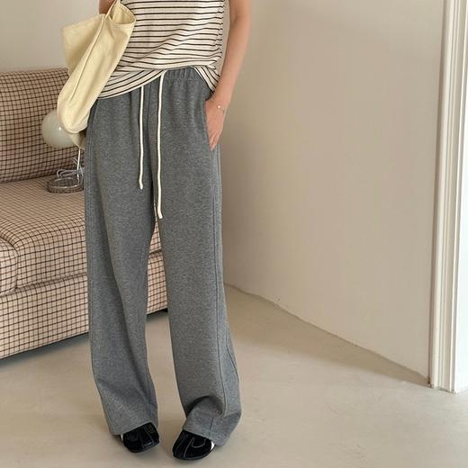 （小眠专属）K.HIP早八漫游裤 | 定制米妮细条肌理布 触感软糯轻微蓬松感，直筒微宽松剪裁 ，藏肉显瘦百搭！ 商品图6