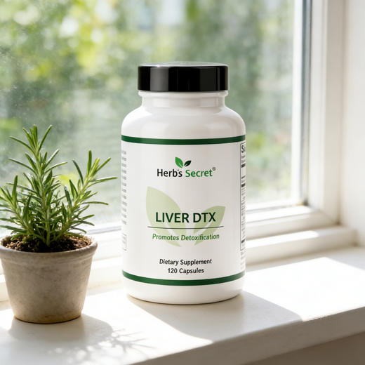 Herb's Secret Liver DTX 肝脏健康胶囊120粒 商品图4